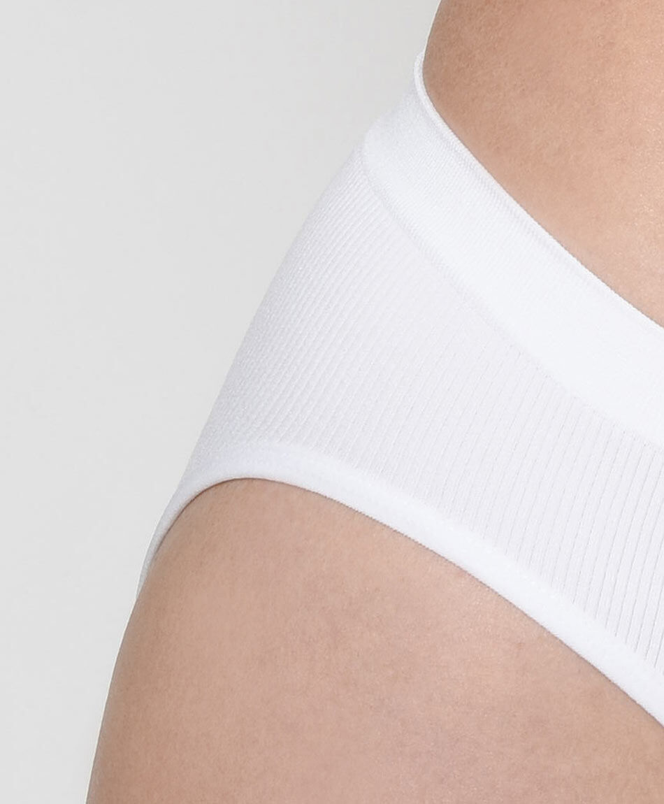 Bombacha bikini mujer seamless acanalado