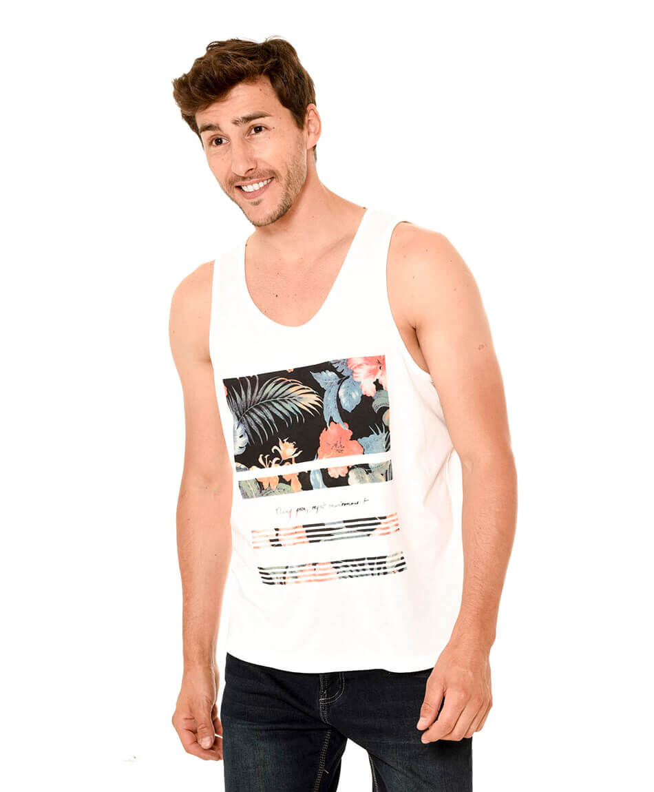 Polera estampada