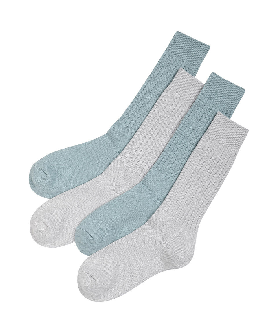 Pack 2 medias mujer lisos