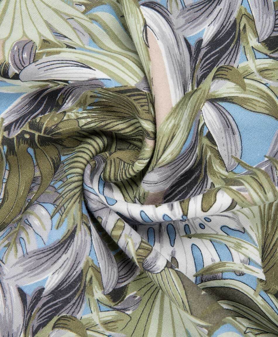 Camisa hombre tropical viscosa
