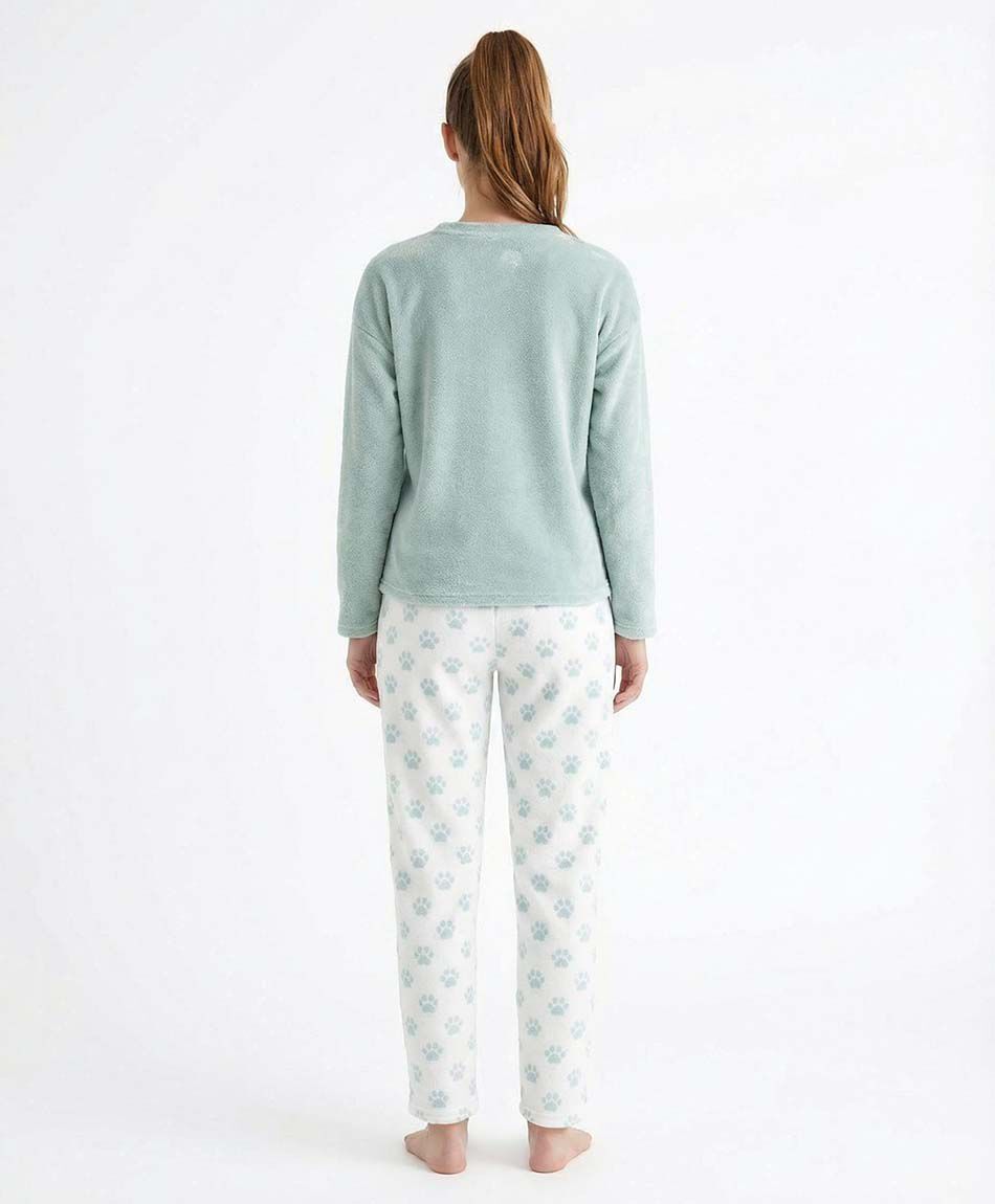 Pijama mujer polar bear face