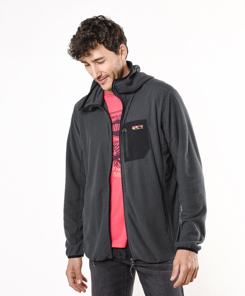 Buzo hombre outdoor textura