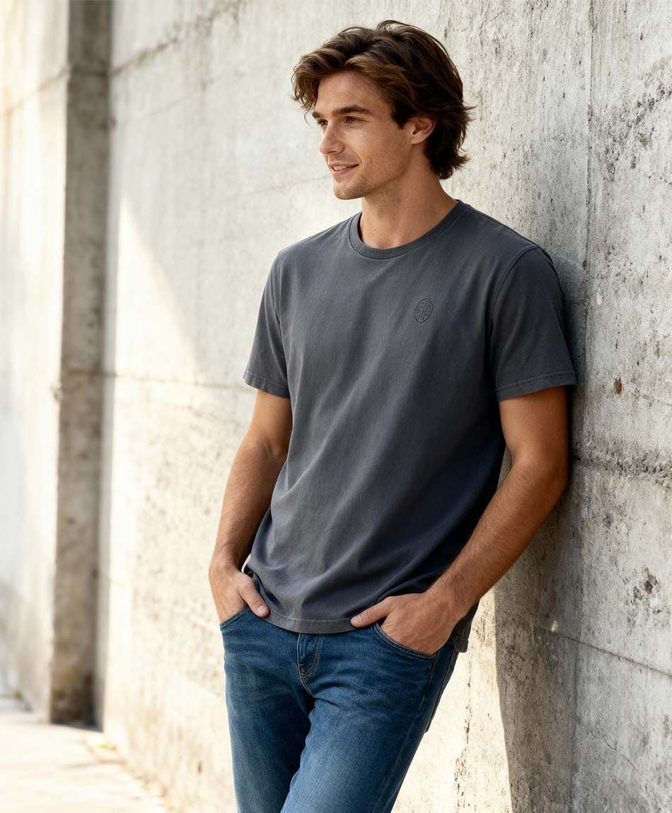 Remera hombre mini print