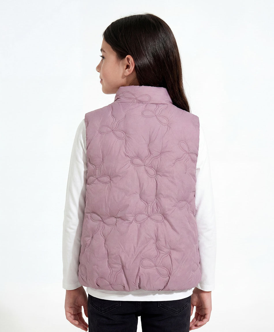Parka ni&ntilde;a basica sin mangas
