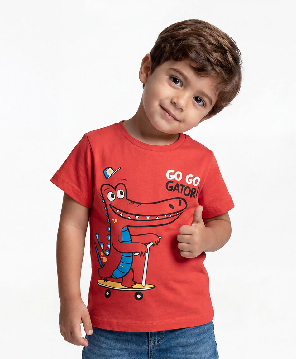 Remera beb&eacute; cocodrilo skate