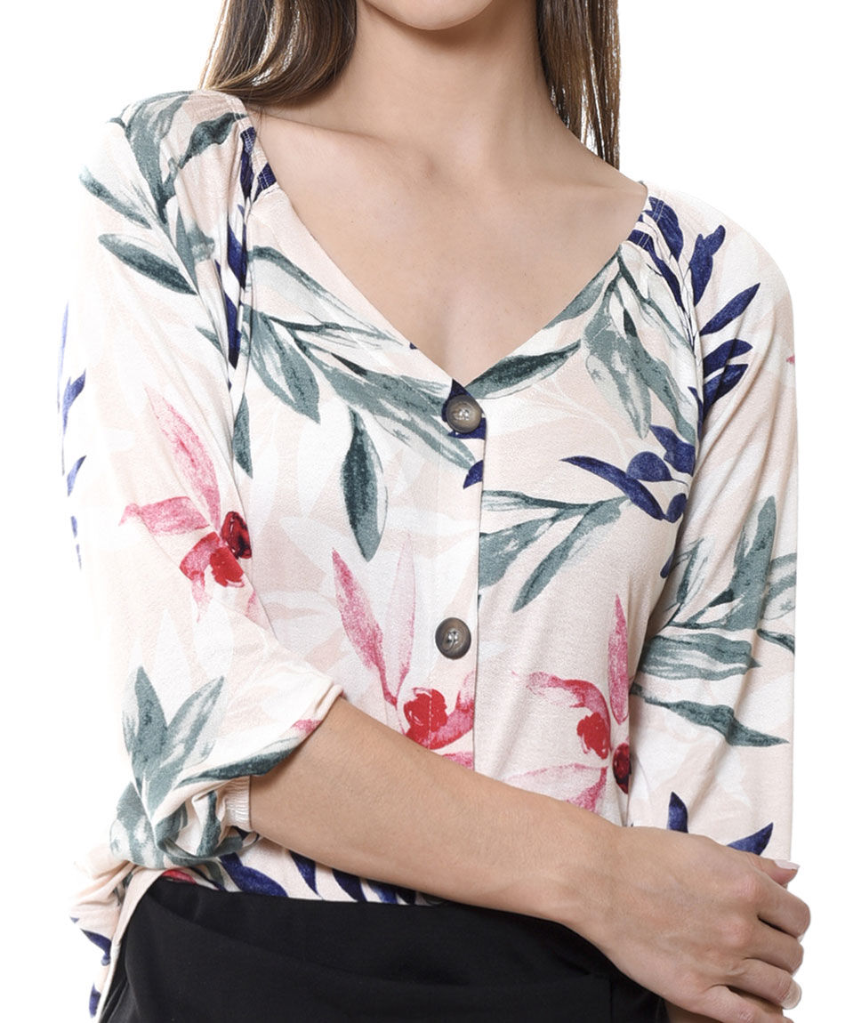 Polera flores