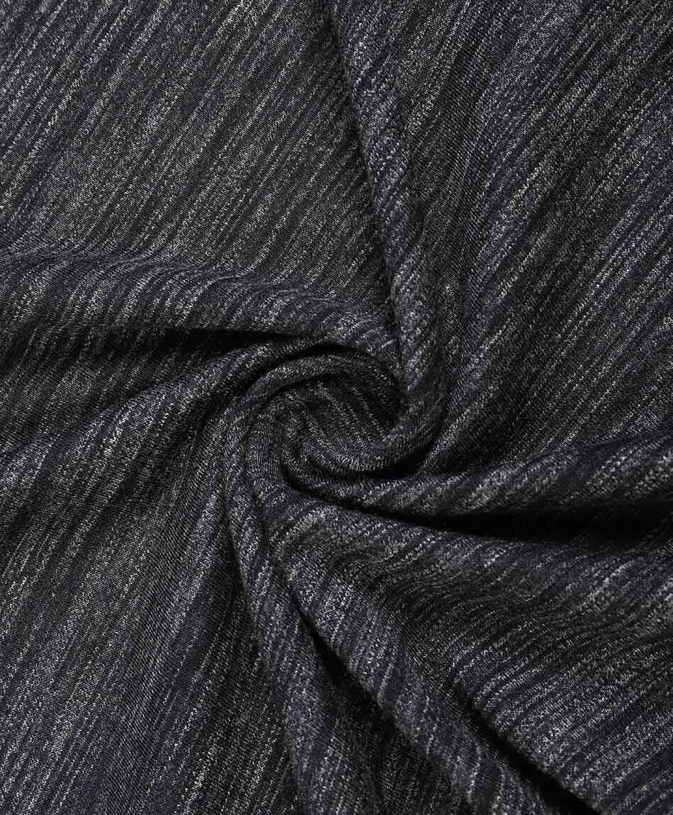 Remera hombre botones jaspeada