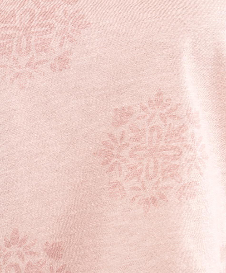 Remera mujer dise&ntilde;o florcitas gold