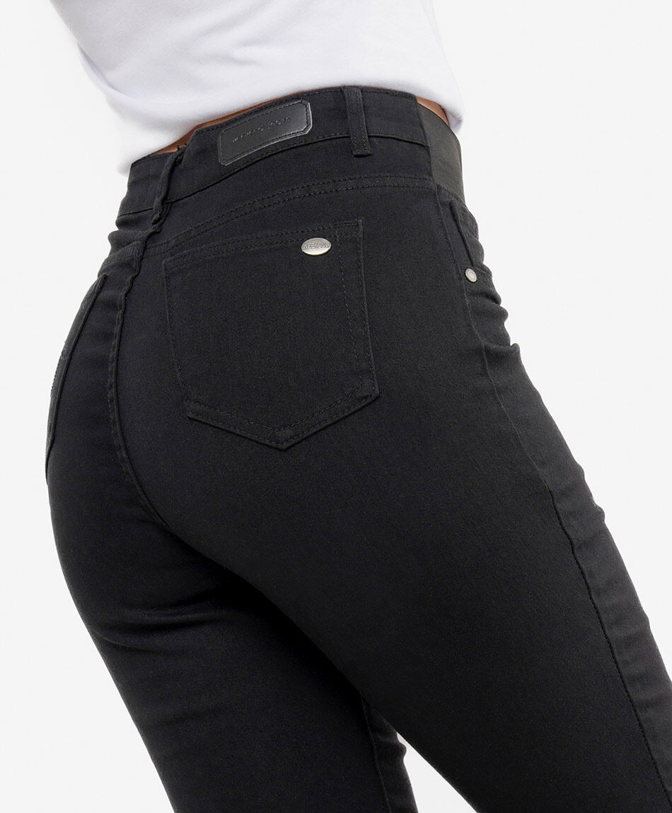 Jeans mujer cintura elasticada skinny fit