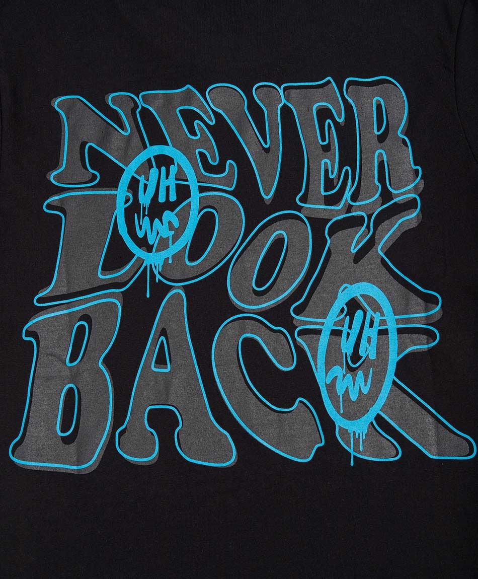 Remera hombre doble estampado graffiti caritas