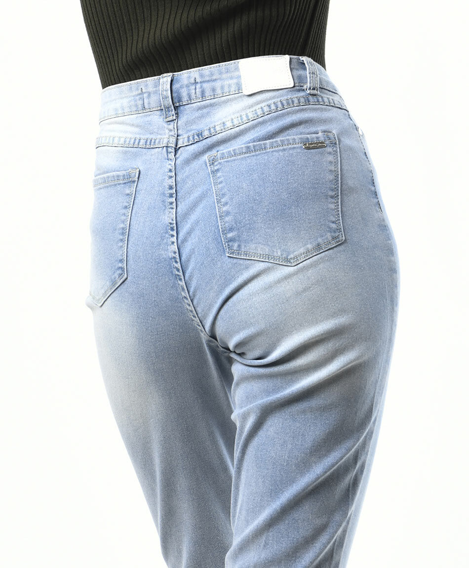 Jeans mujer basta oscura skinny fit