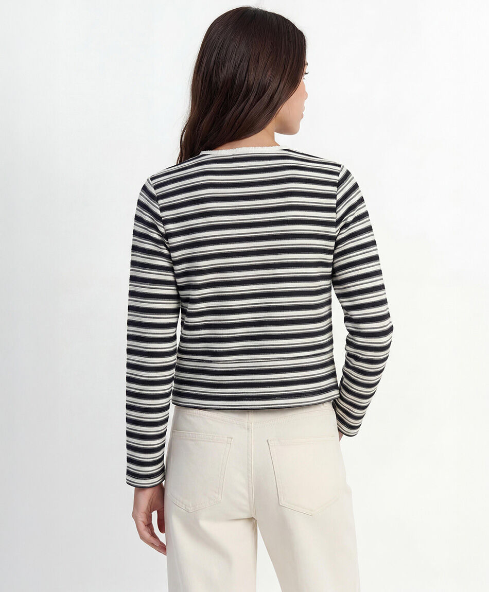 Campera mujer l&iacute;neas crop