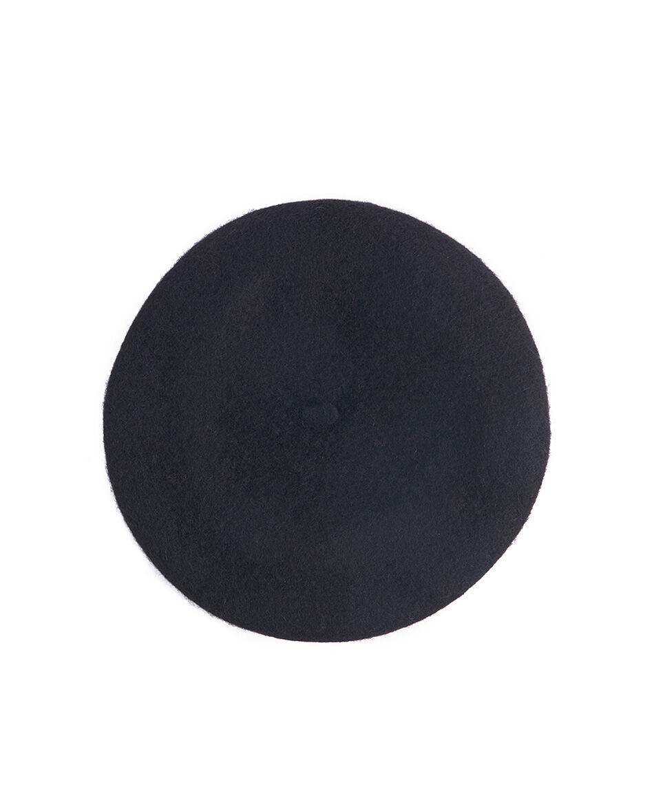 Boina mujer lana black