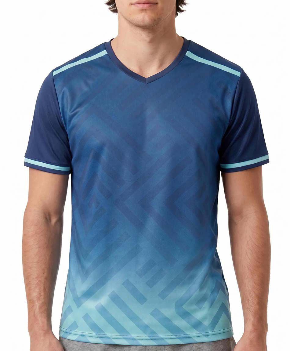 Remera deportiva hombre lineal