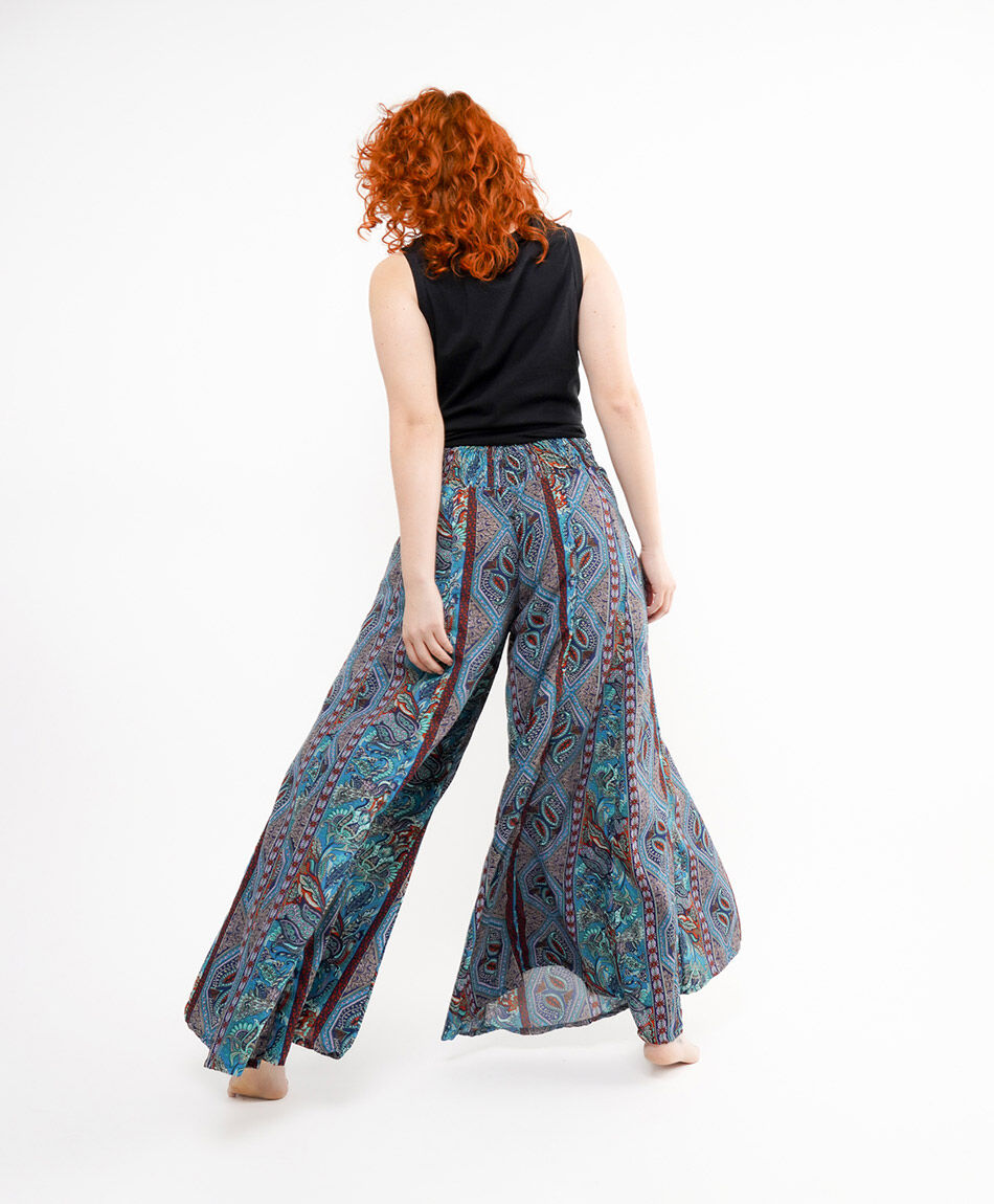 Pantal&oacute;n mujer print extra wide