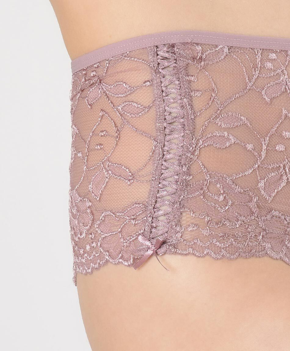 Pantaleta mujer encaje transparente