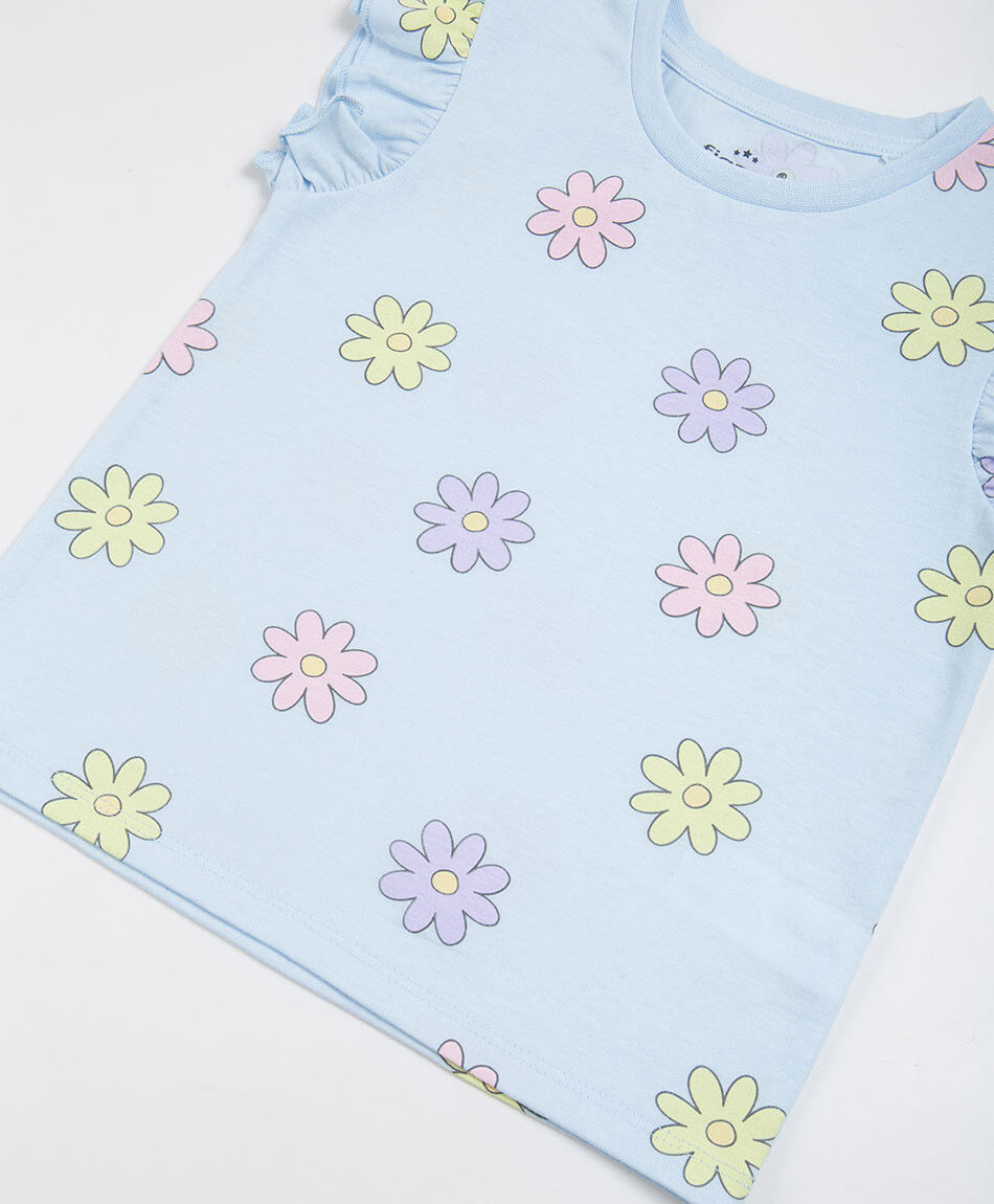 Remera beb&eacute; flores