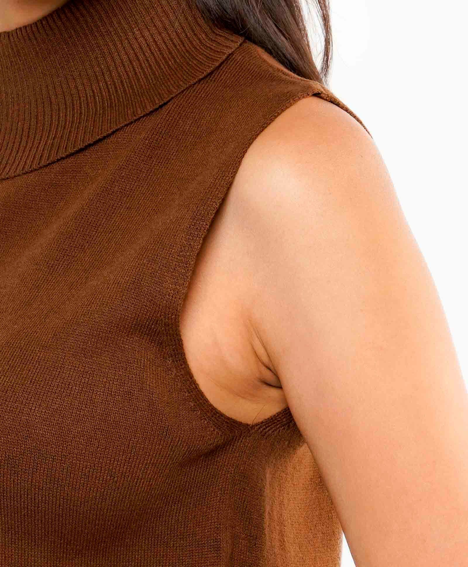 Sweater mujer sin mangas