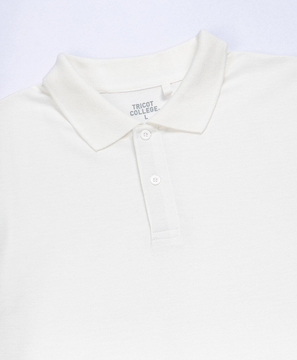 Polera escolar blanca basica