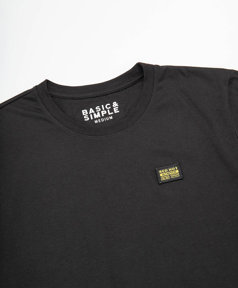 Remera hombre lisa logo