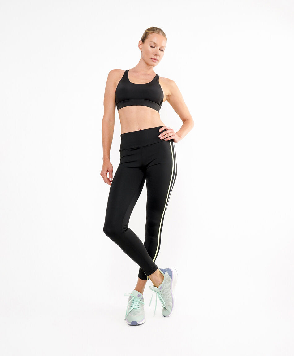 Calza deportiva mujer l&iacute;neas