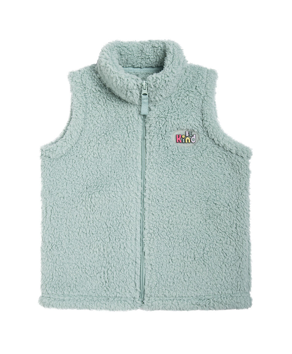 Poler&oacute;n beb&eacute; vest verde chiporro