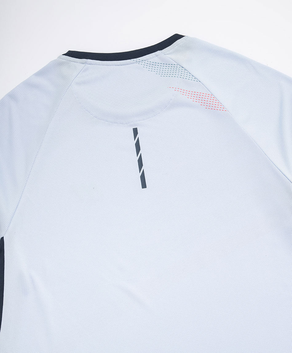Remera deportiva hombre runner white