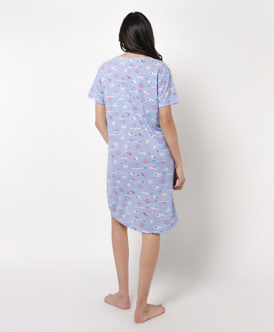 Camison mujer gato yoga