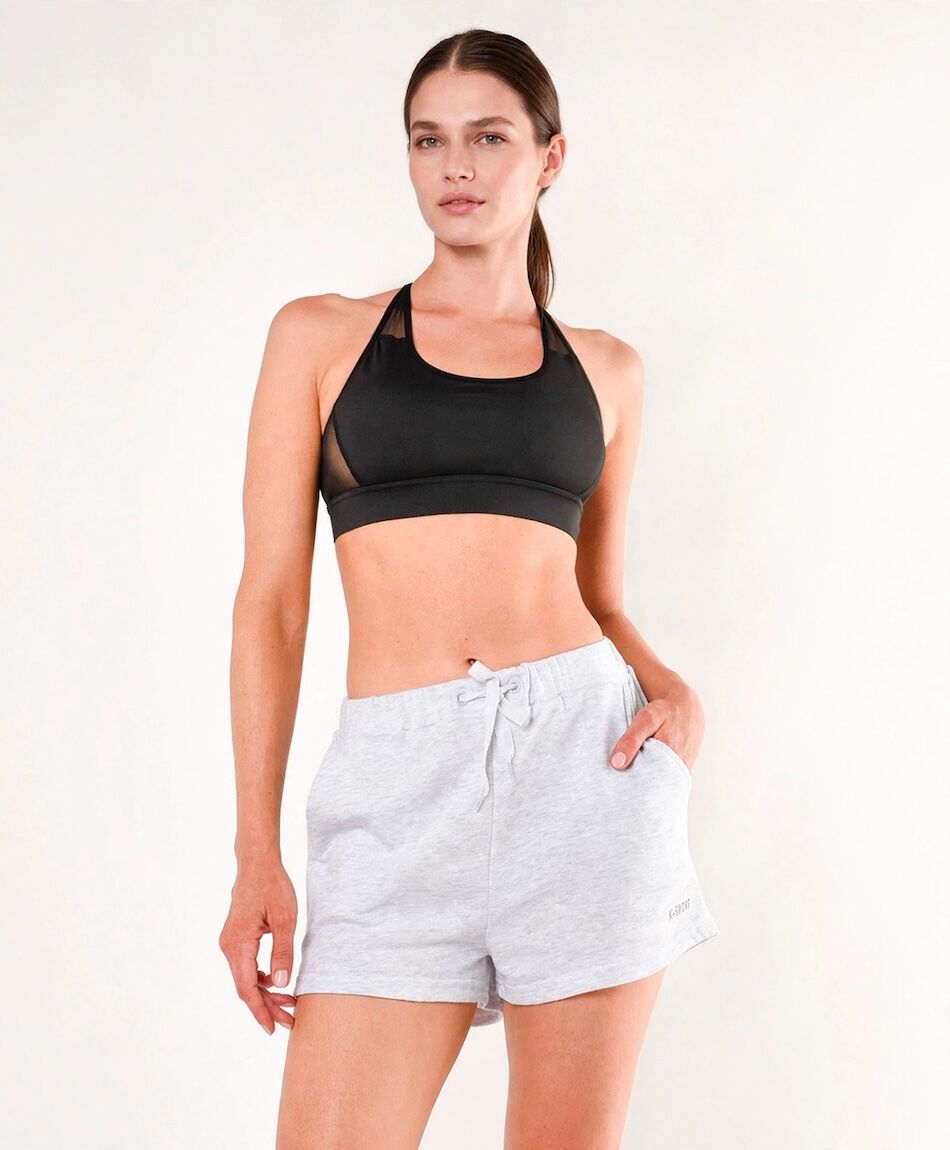 Short deportivo mujer corto liso