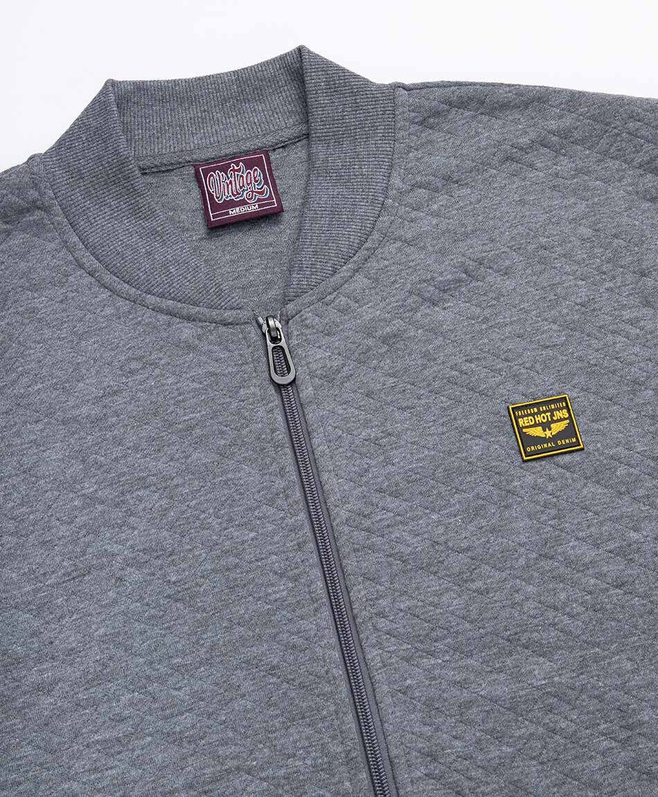 Campera hombre bomber gris