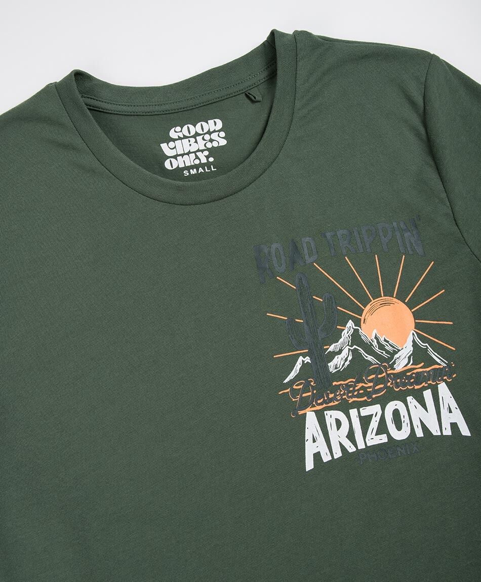 Remera hombre arizona green