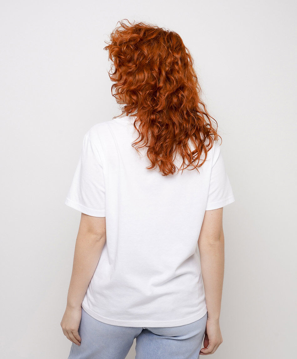 Remera mujer b&aacute;sica blanca