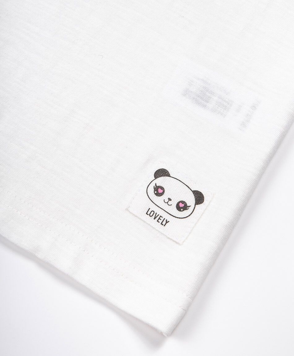 Remera ni&ntilde;a b&aacute;sica blanca