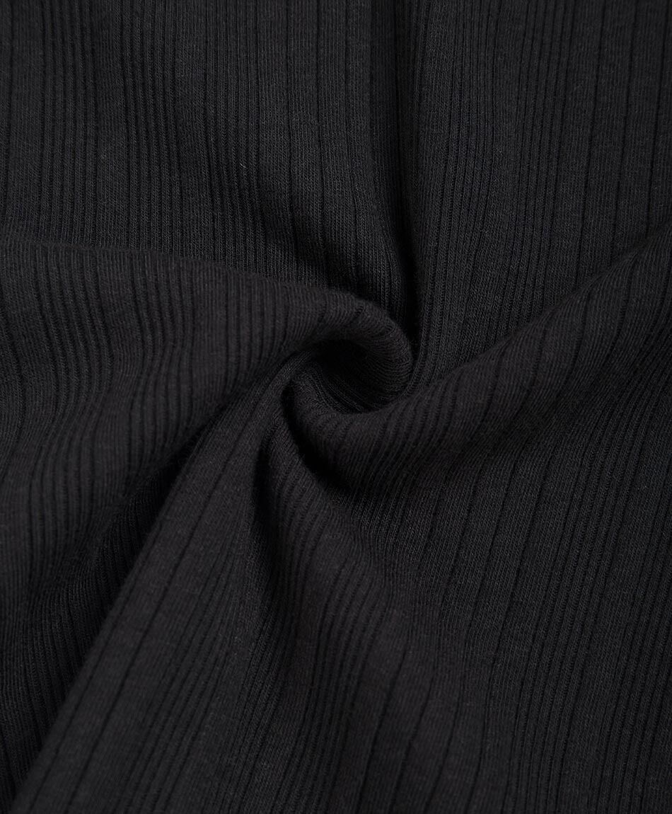 Remera ni&ntilde;a manga larga moda negro