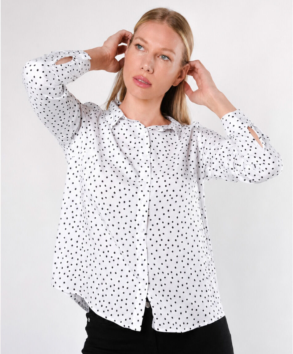 Camisa mujer puntitos