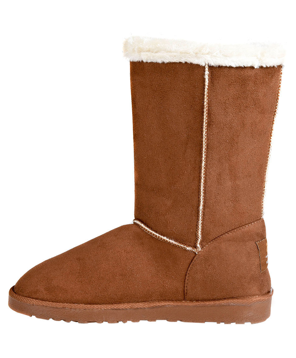 Bota piel botones