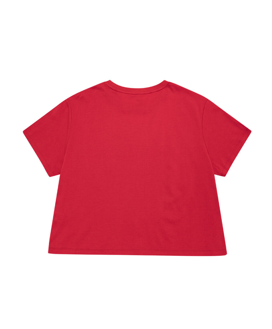 Remera deportiva mujer basica roja