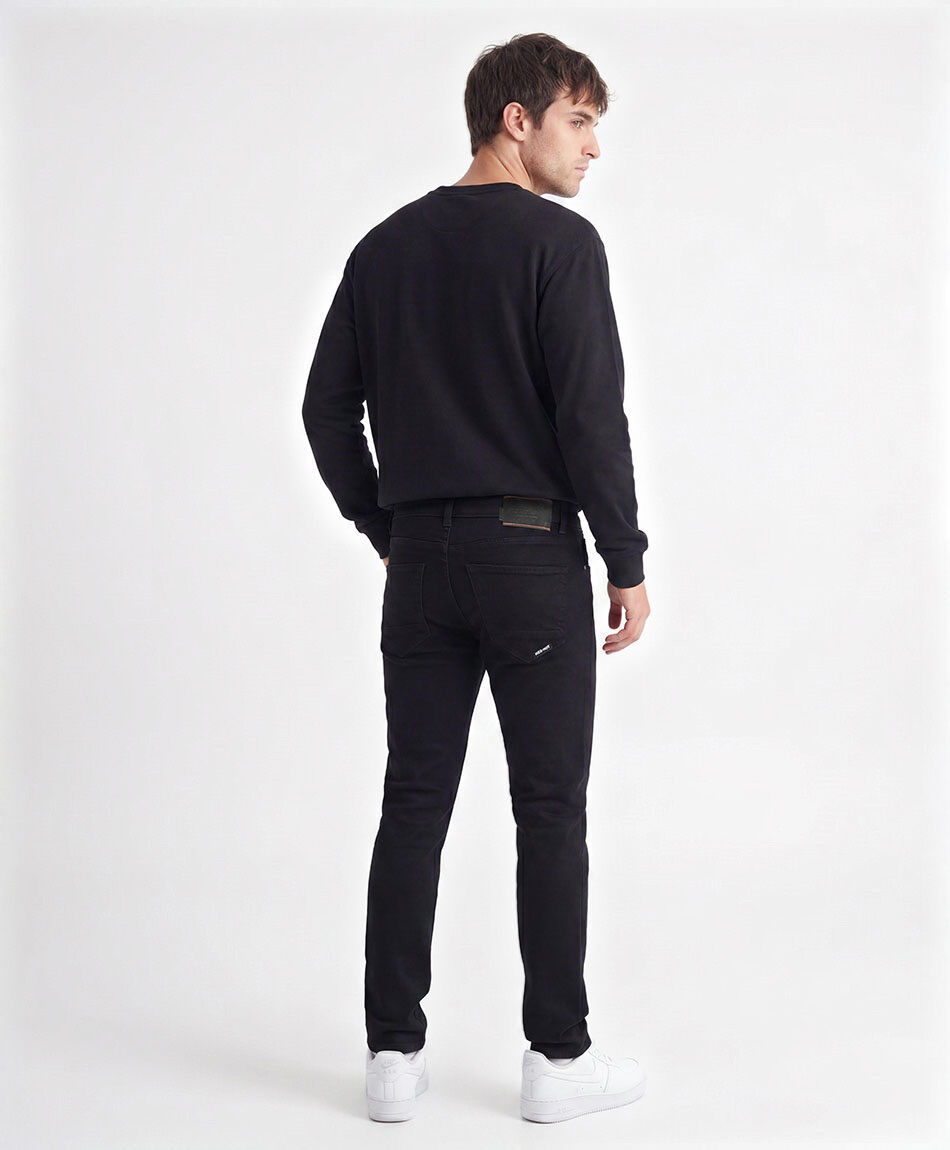 Jeans hombre skinny negro