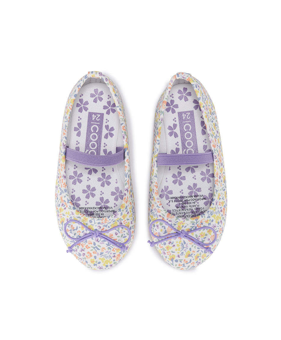 Ballerina infantil (22 a 27) floreda