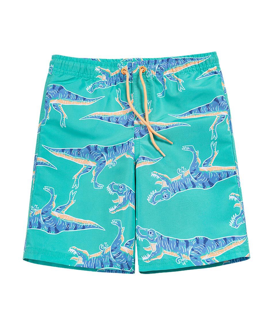 Traje de ba&ntilde;o beb&eacute; dinosaurios