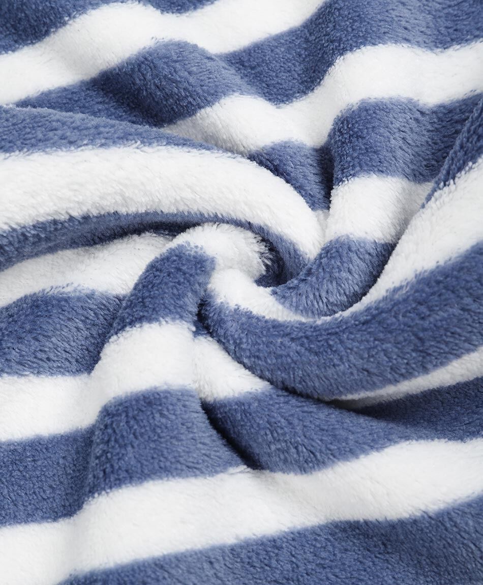 Pijama mujer coral oso rayas