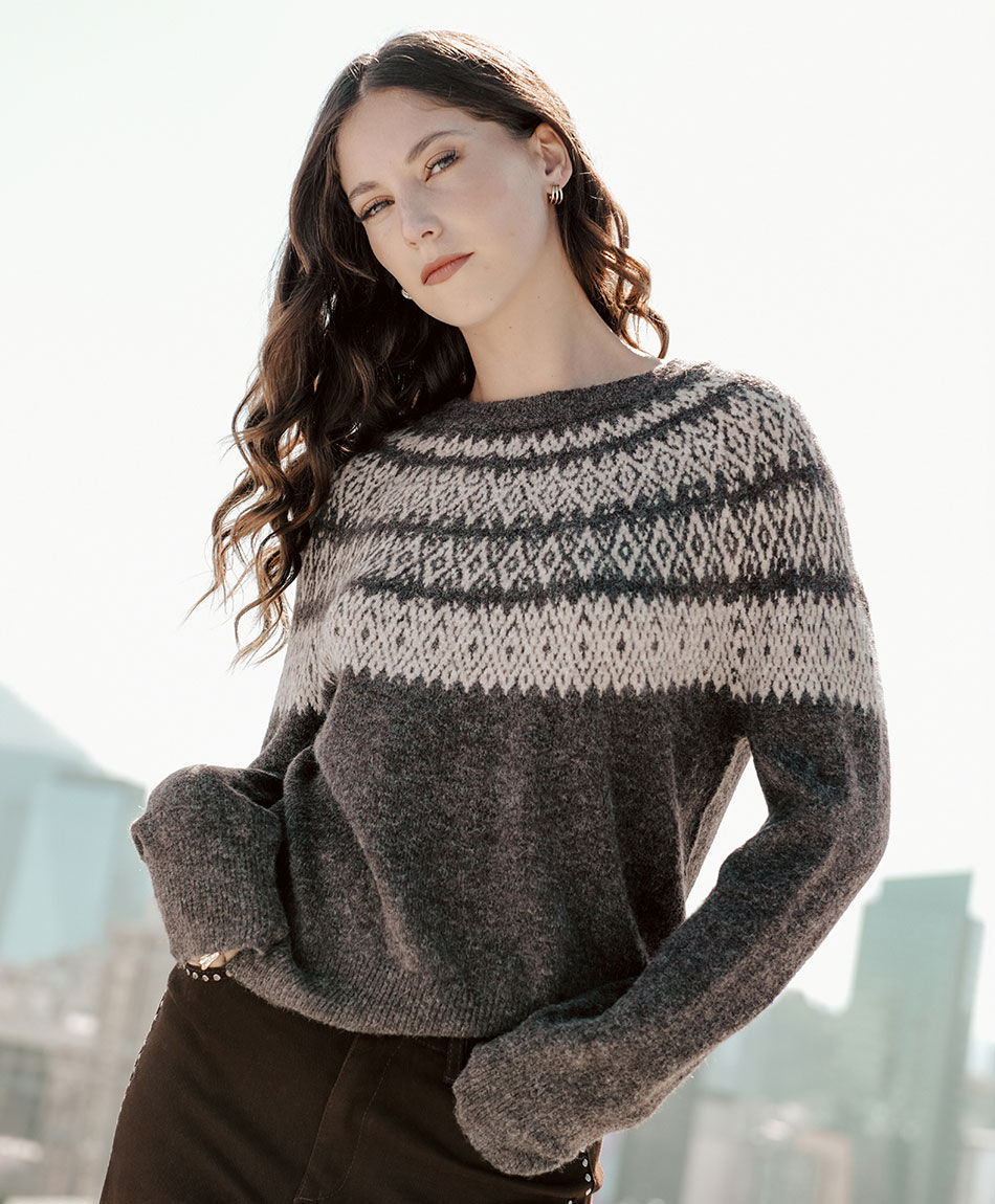 Sweater mujer estilo n&oacute;rdico