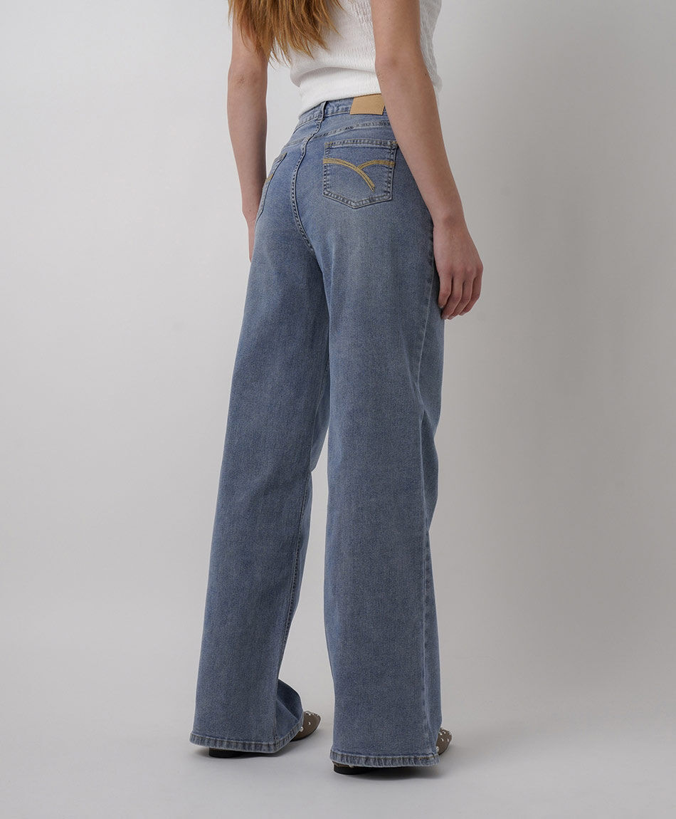Jeans mujer wide leg