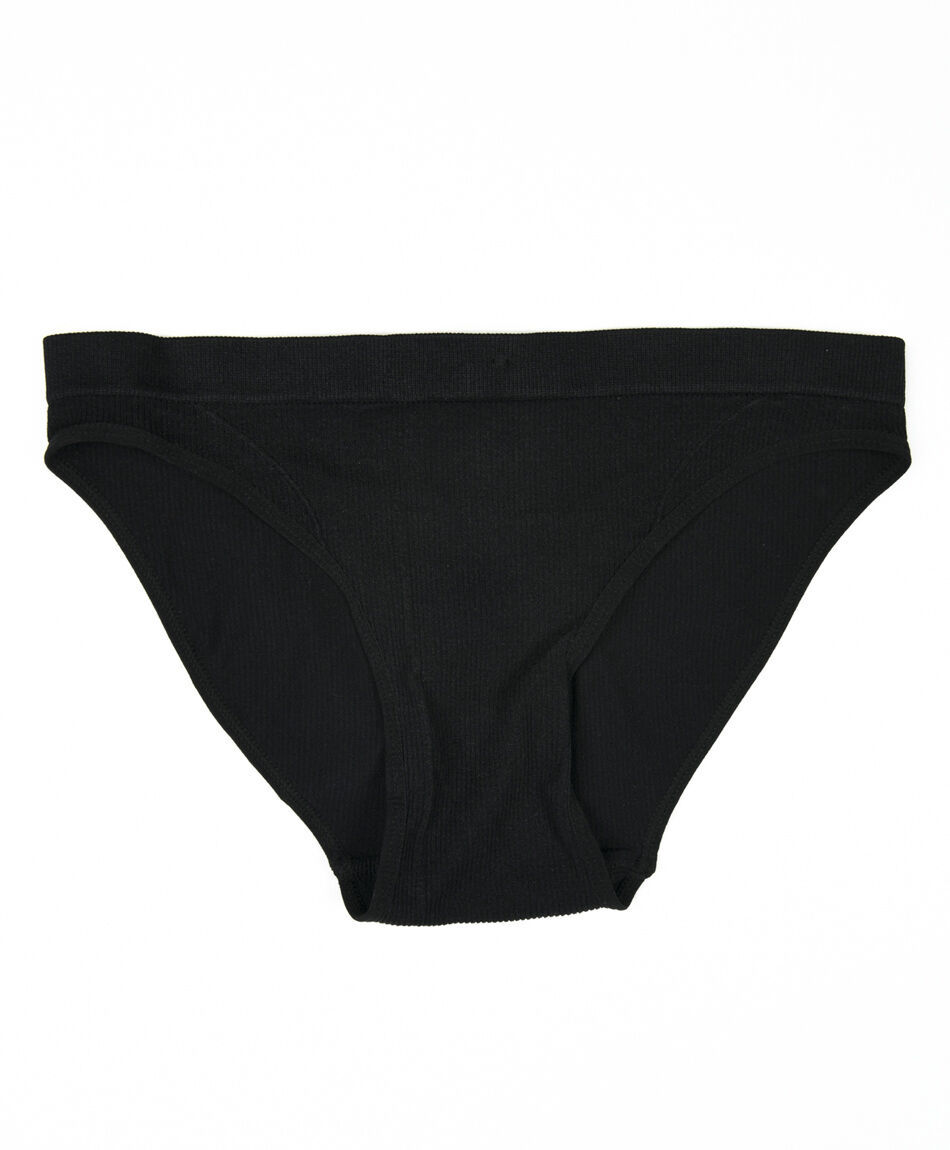 Bombacha bikini mujer seamless acanalado