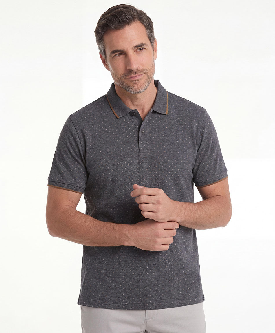 Remera hombre polo mini c&iacute;rculos