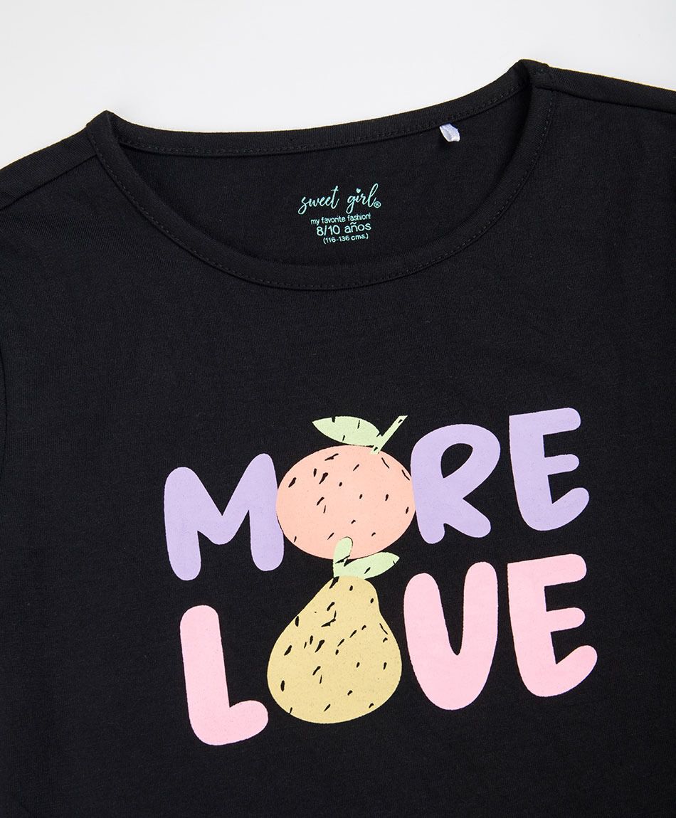 Remera ni&ntilde;a more love