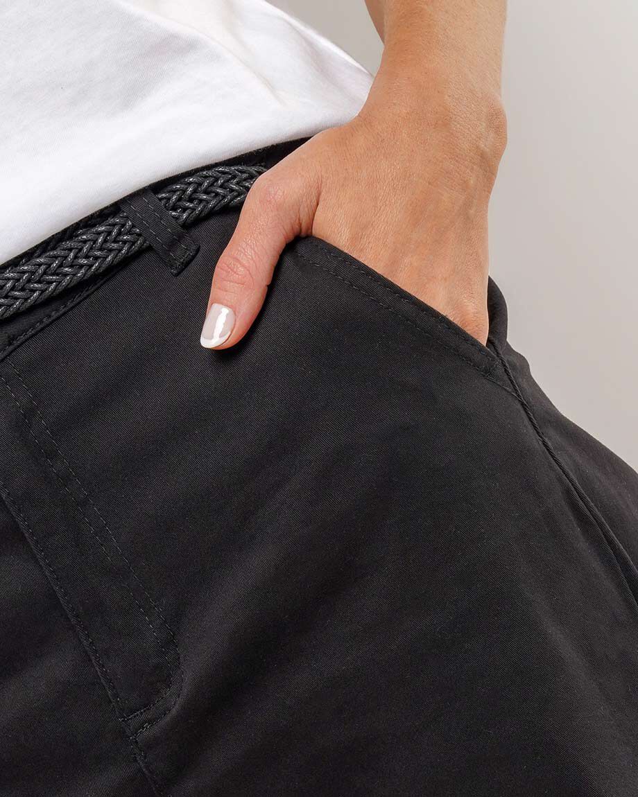Jeans mujer twill cintur&oacute;n