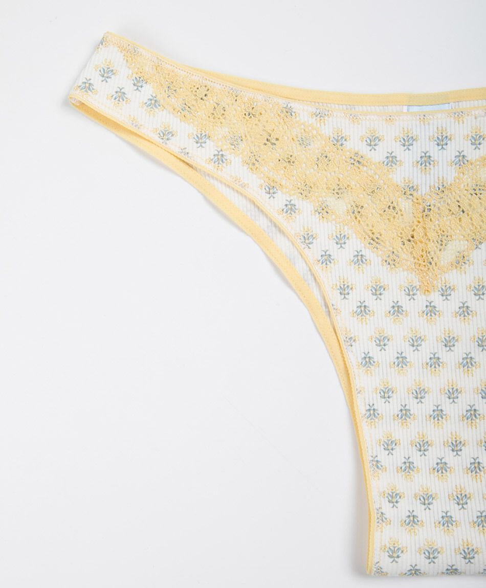 Tanga mujer encaje superior