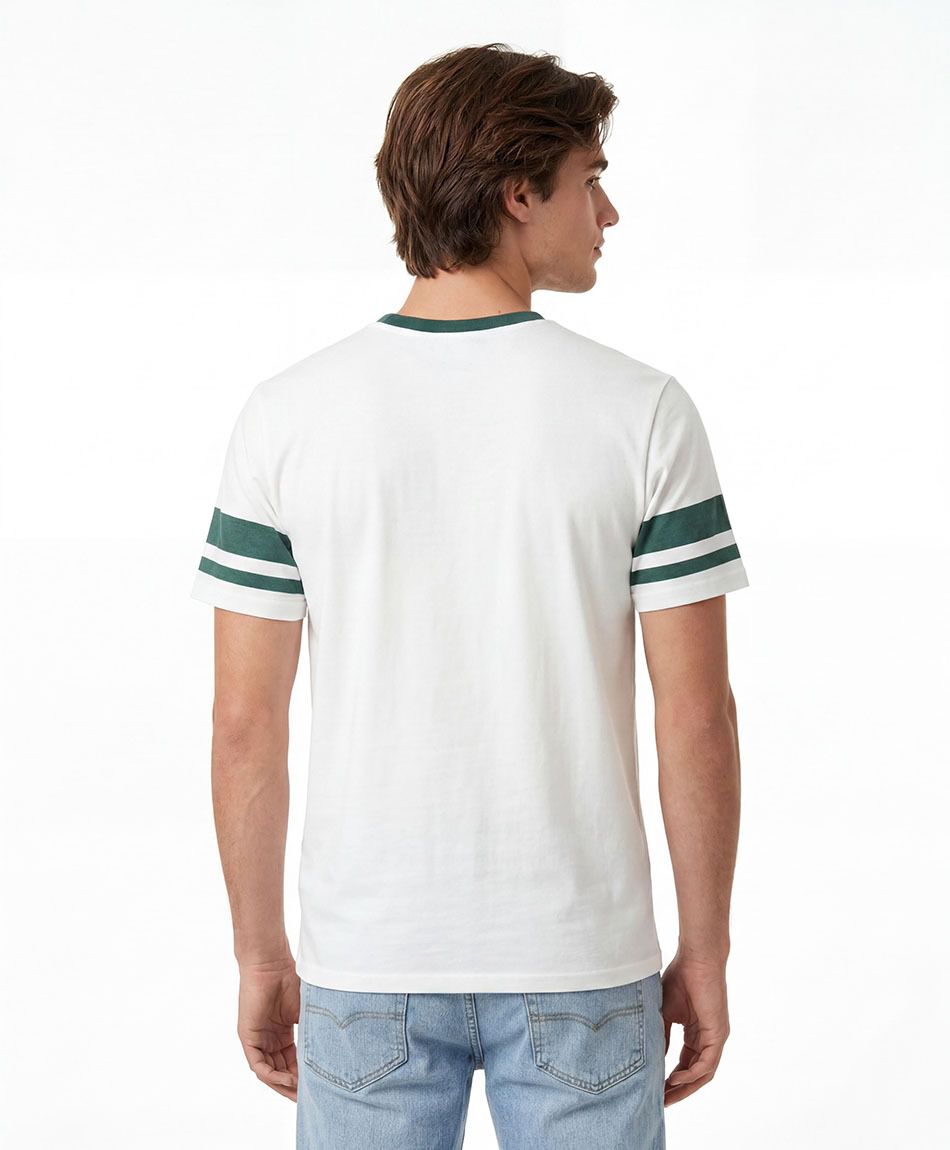 Remera hombre lineas mangas