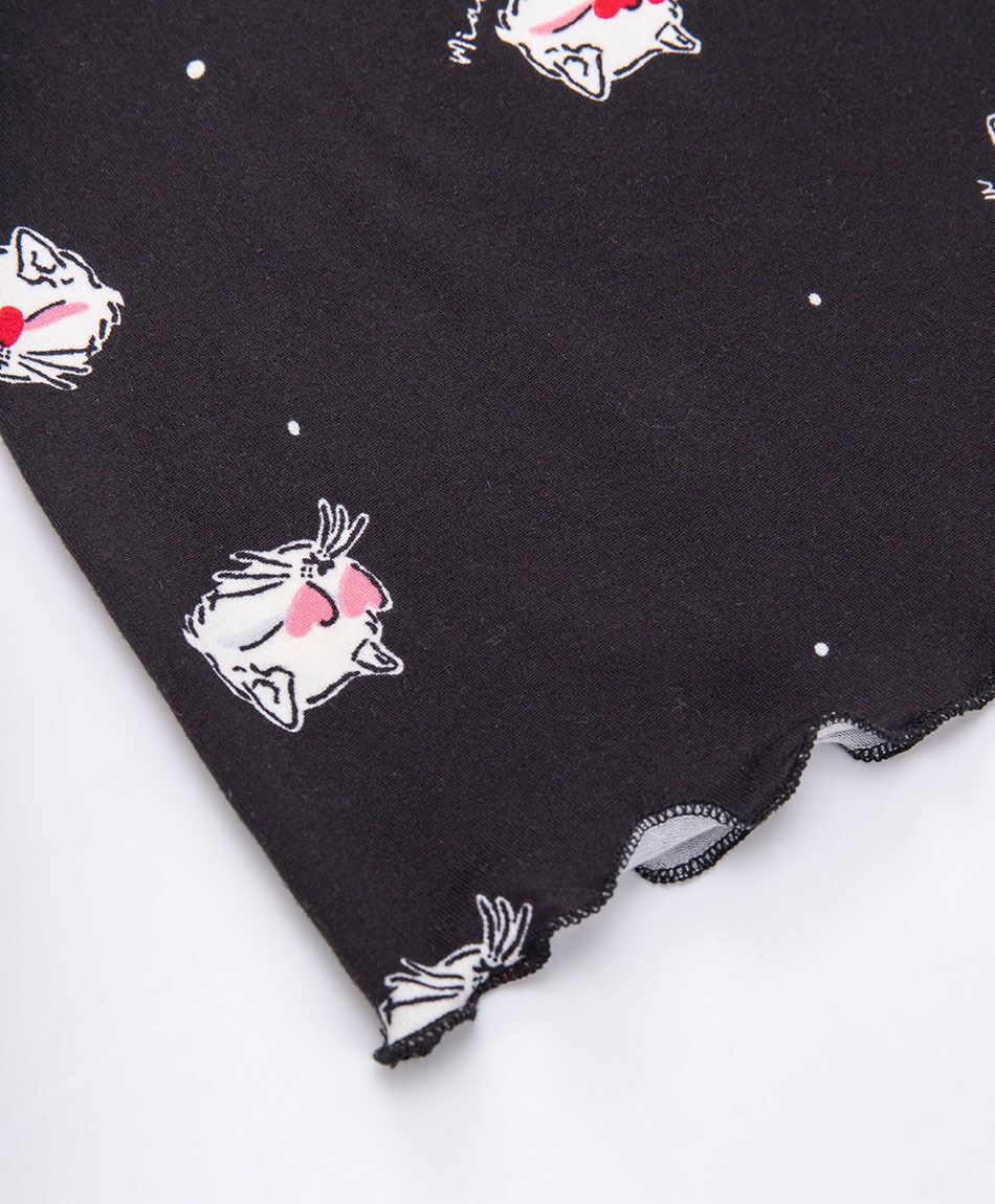 Camisola mujer botones gatitos